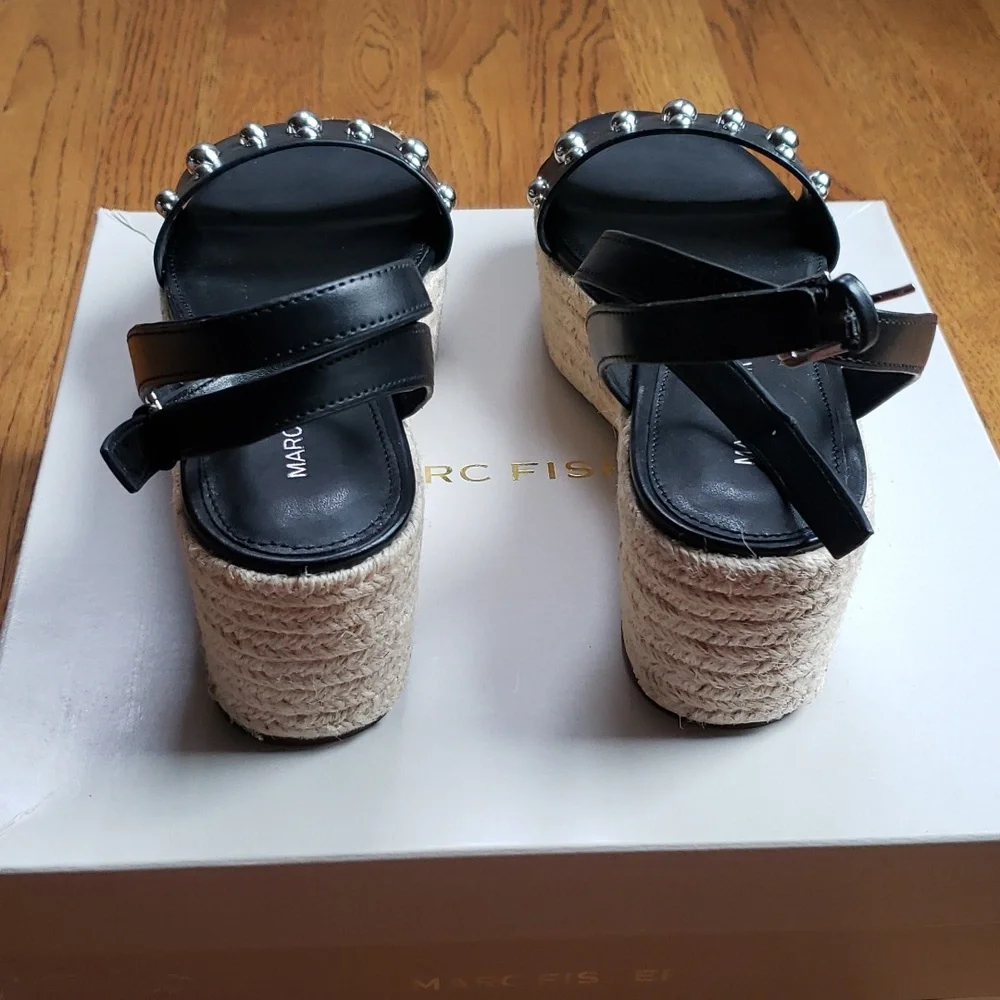 NIB Marc Fisher Joyce Espadrille Platform Sandal Women's Size 7